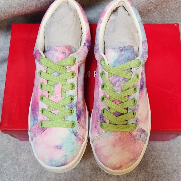 RAMPAGE Holly Tie-Dye Low Top Sneakers - Tennis Shoes - NEW IN BOX - Picture 3 of 7